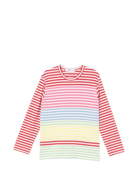 Comme Des Garçons Comme Des Garçons striped T-shirt White RQT017