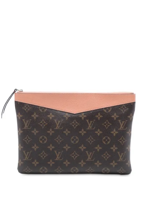 Louis Vuitton Pre-Owned 2018 Monogram Daily Pouch clutch bag Brown CP9SBOWPXBT12307