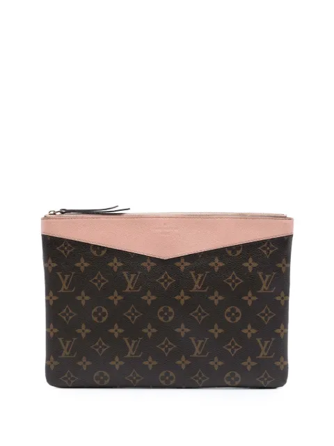 Louis Vuitton Pre-Owned 2018 Monogram Daily Pouch clutch bag Brown AFJCJ3L08H6331QF
