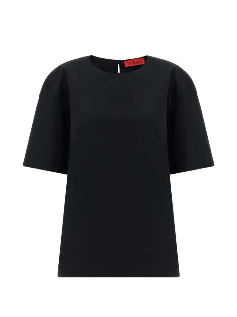 THELATEST Dean crew-neck teardrop T-shirt Black TLW04011T0176ABTPT0002