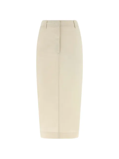 THELATEST Donna pocket split midi skirt White TLW09008T0176ABTPT0343