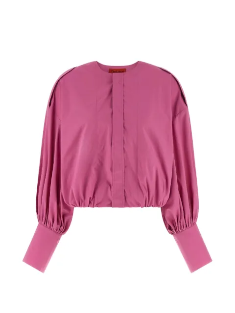 THELATEST Diana puffed-sleeves blouse Pink TLW04007T0160LNTP