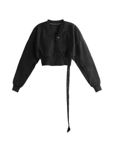 Rick Owens DRKSHDW Flight Jkt cropped jacket Black DS01F4721CVS