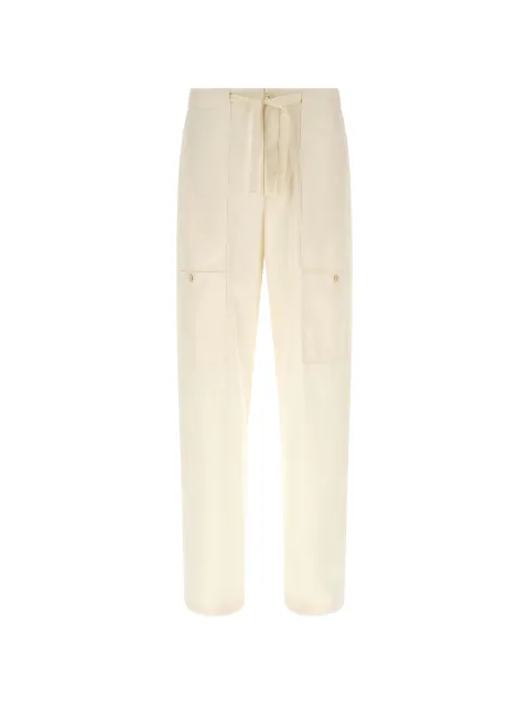 Jil Sander drawstring cargo trousers Neutrals J47KA0295J45292
