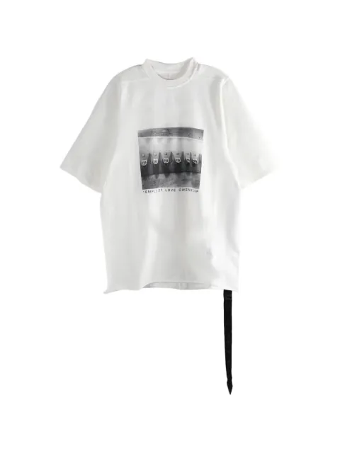 Rick Owens DRKSHDW print-detail T-shirt Neutrals DU01F4274RIGEP4