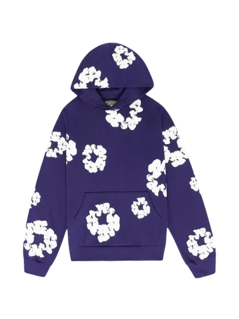 Denim Tears wreath hooded sweater Purple DT376