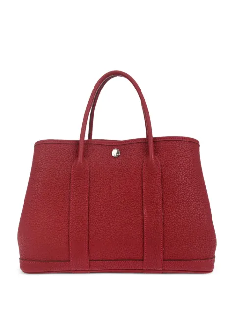 Hermès Pre-Owned 2015 30 TPM Garden Party leather tote bag Red 135493
