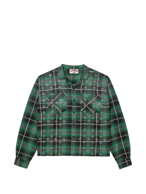 Vale Grinch Gems checked shirt Green 1145110004VFGGFGGREE