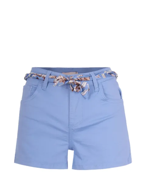 LIU JO floral tie trousers Blue WA6261T367AP9258