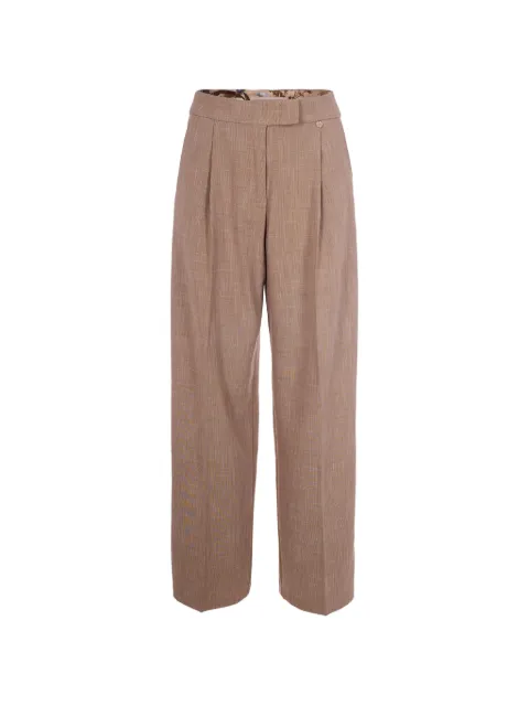 LIU JO pleat trousers Brown WA6167T332A