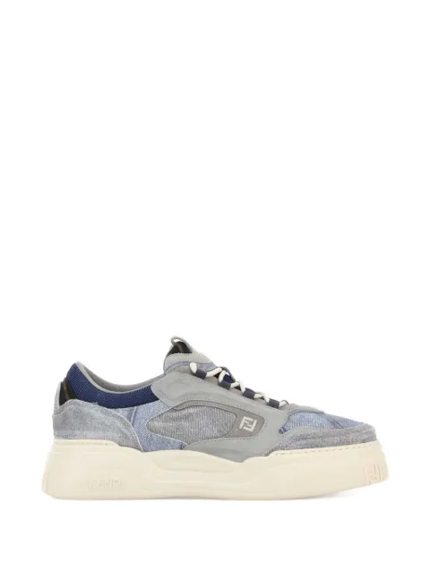FENDI denim force sneakers Grey 7E1728AYFS