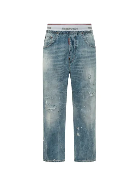 DSQUARED2 distressed jeans Blue S71LB1734D30038