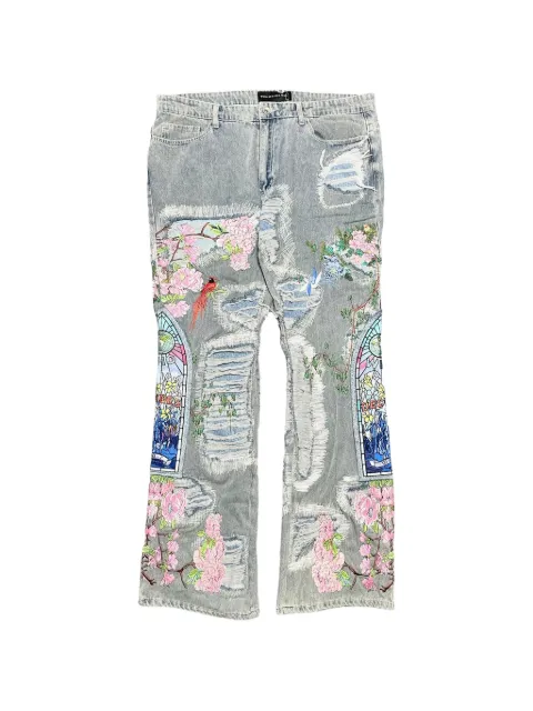 Who Decides War Durhams Fusion ripped jeans Blue WDWBMBDFJI