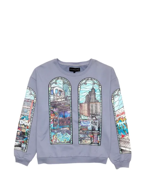 Who Decides War Politics As Usual crew-neck sweatshirt Grey WDWBMBPAUCSP