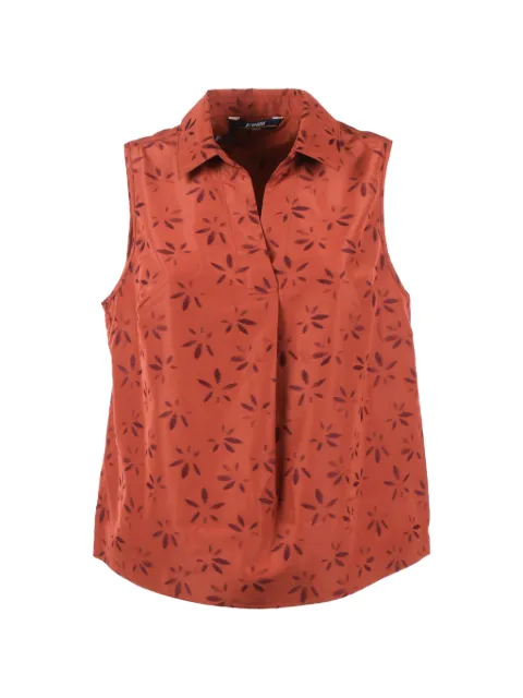 K-Way jacquard top Red K7137PW