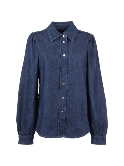 7 For All Mankind puff sleeves shirt Blue 7U7RTR70
