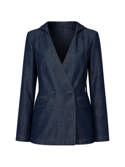 TWINSET chambray blazer Blue 261LL2QAA