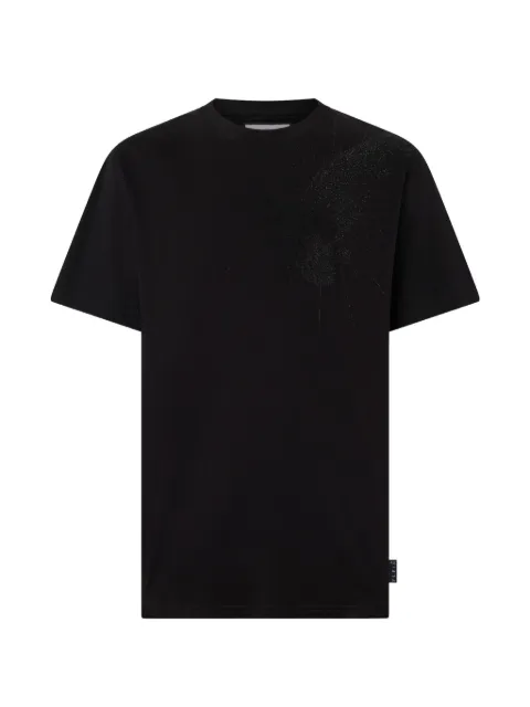 Philipp Plein round-neck eagle-motif T-shirt Black SAFCMTK8865PJY002N
