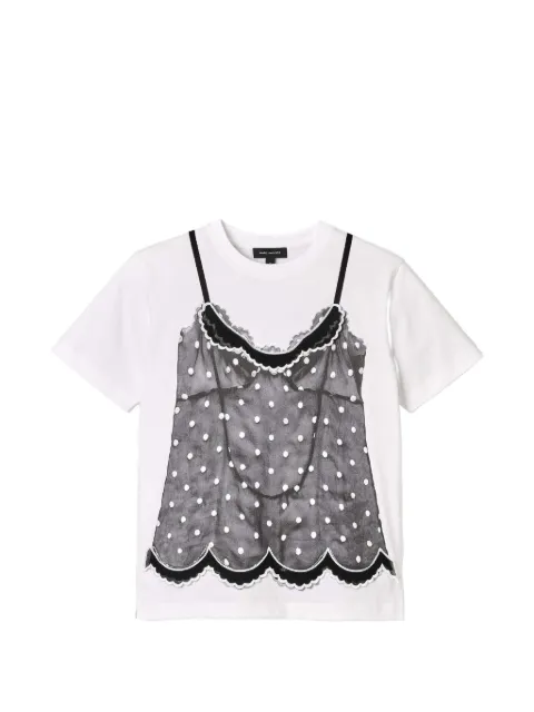 Marc Jacobs trompe L'oeil round-neck T-shirt White 2S6RTP038C16101