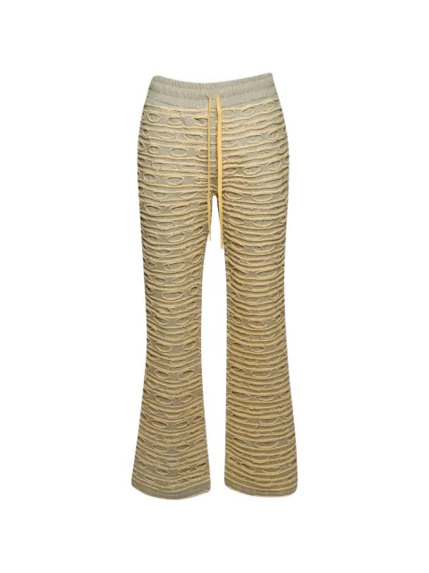Who Decides War distressed track pants Neutrals 1121050022FW25