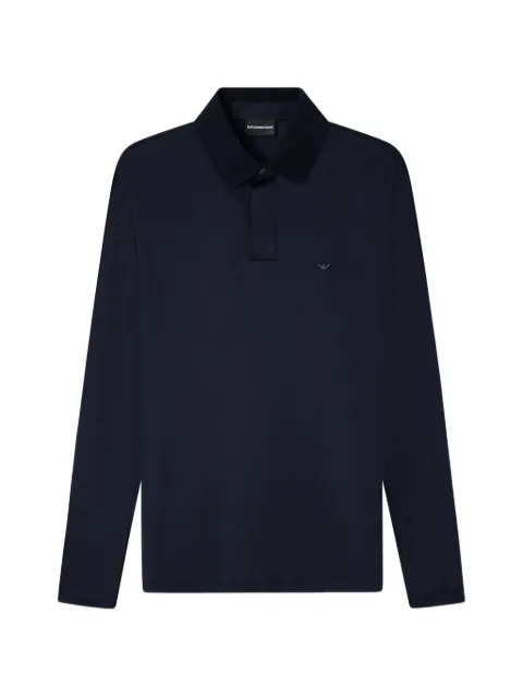 Emporio Armani long-sleeve polo shirt Blue EM004590AF10017