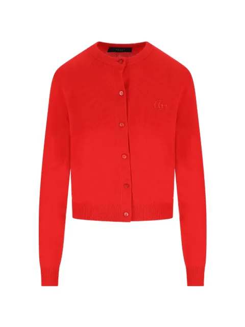 Gucci knit wool cardigan Red 864982XKFHS