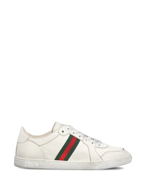 Gucci striped lace-up sneakers White 865056AAGFF