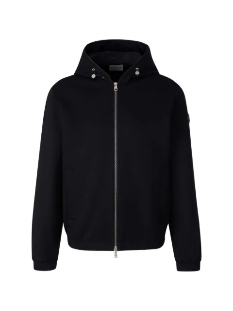 Moncler zip hooded jacket Blue L10918G0002289B5F