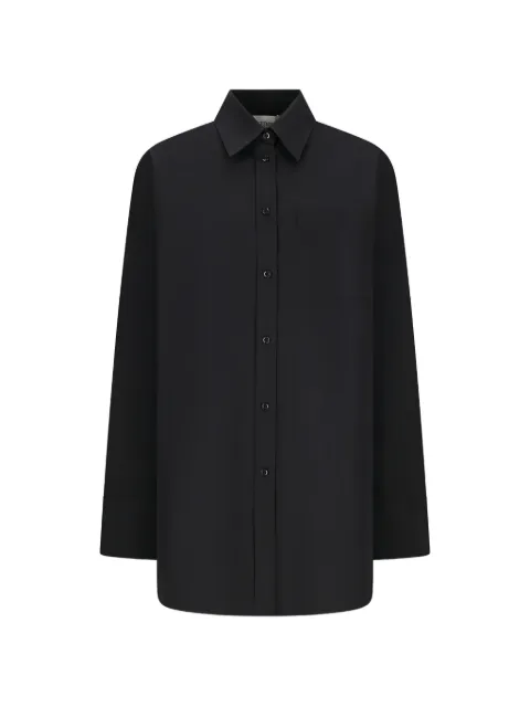 Sportmax Nespola pleated shirt Black 2612191031600