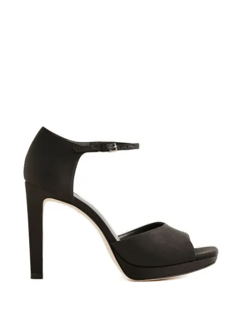 Reformation Gloria silk sandals Black 1315673KAS