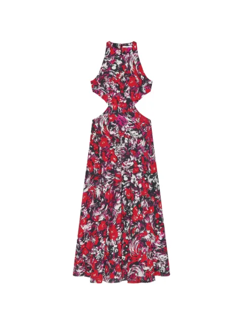 Givenchy cut-out floral maxi dress Red BW22PS16F6
