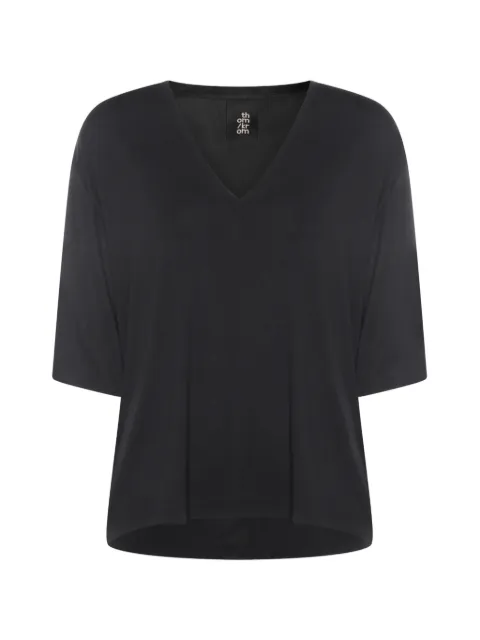 Thom Krom V-neck blouse Black WTS6220311