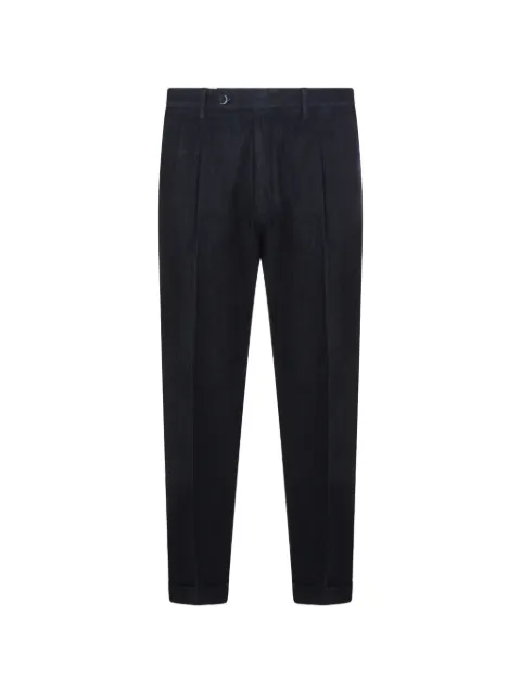 GTA Pantalone pleated tailored trousers Blue DANTE27721800