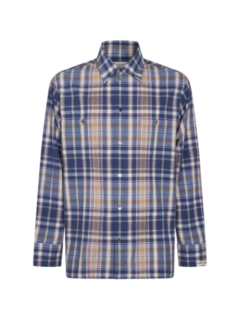 Golden Goose check-pattern shirt Blue GMP02639P002341