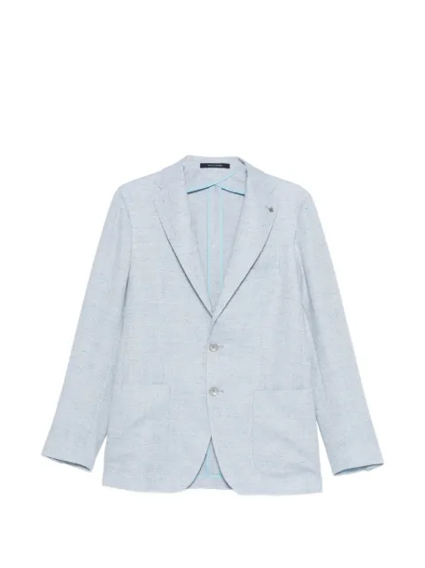 Tagliatore logo-pin blazer Blue 1SHO22KPE520142
