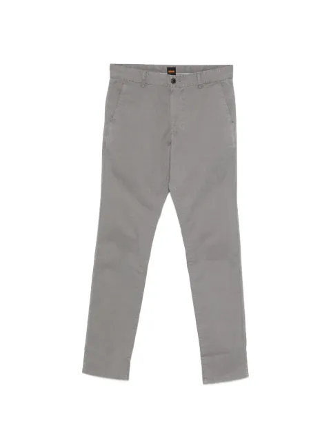 BOSS textured trousers Grey 50554754