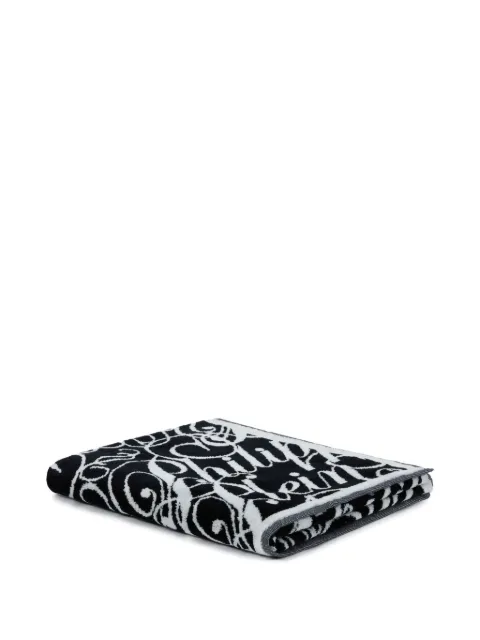 Philipp Plein bath sheet signature Black AAEAUAG0093PTE003N