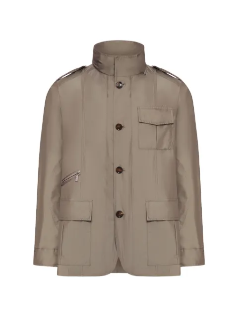 Moorer Porto-KM button pocket jacket Neutrals MOUGI100051TEPA021