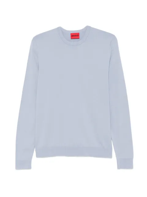 HUGO San Cody long-sleeve sweater Blue 50532074