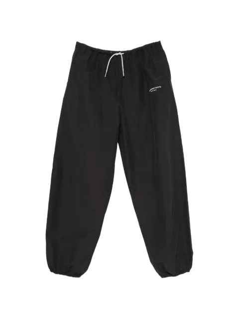Alexander Wang crystal drawcord mid-rise trackpants Black 1WC3264043