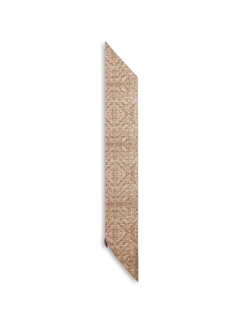 Giorgio Armani logo-patch scarf Neutrals GM002982AF24228