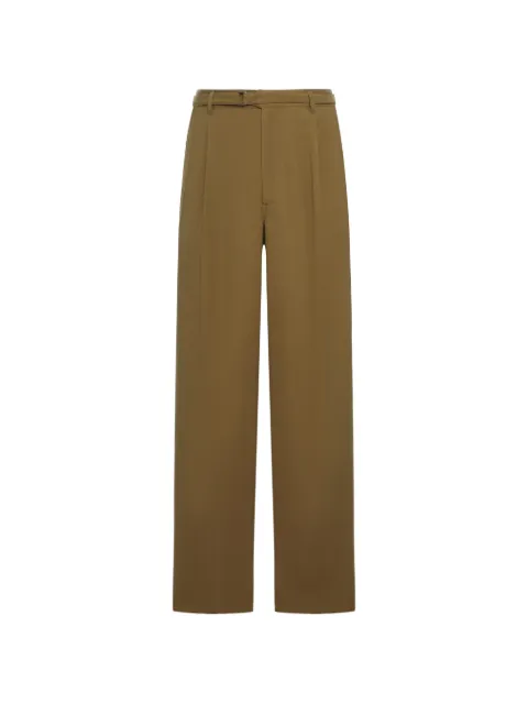 Giorgio Armani pleated trousers Brown GM003383TE10069