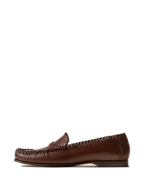 Hereu Sastre Supple Shiny leather loafers Brown SASTSSWFS250026