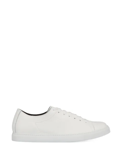 slowear hammered rounded leather sneakers White 13M192SW573