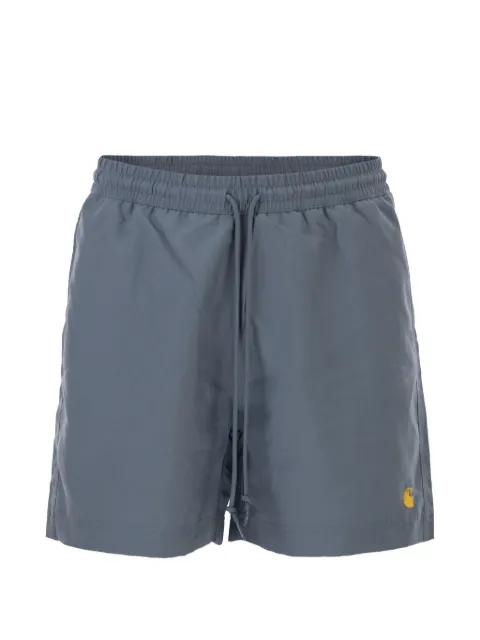 Carhartt WIP Chase embroidered logo swim shorts Grey I035062