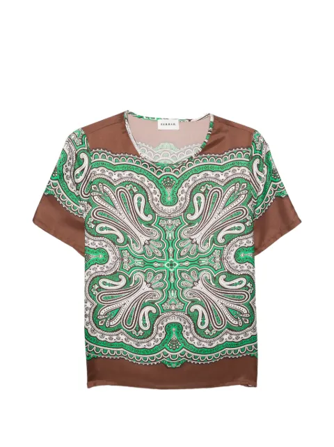 P.A.R.O.S.H. paisley print blouse Brown SKINDYD313014