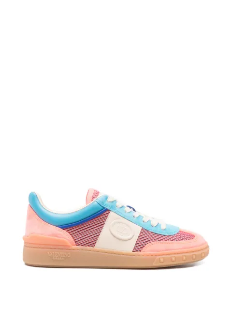 Valentino Garavani Upvillage mesh-panel sneakers Orange WS0IL9VUY