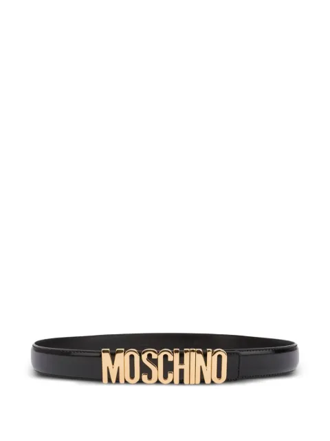 Moschino logo-detailed belt Black MC6000PP1OOD900A