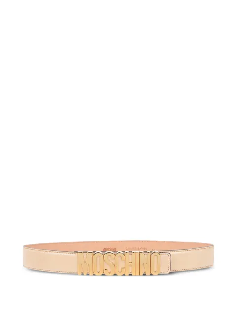 Moschino logo-detailed belt Neutrals MC6000PP1OOD910A
