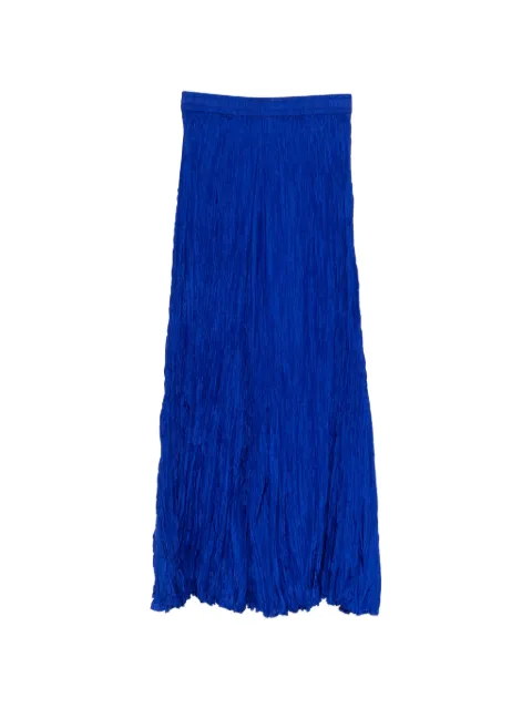 P.A.R.O.S.H. silk maxi skirt Blue SOPHD621659